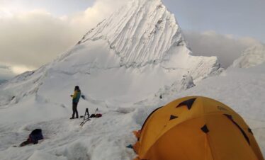 Climbing Nevado Alpamayo
